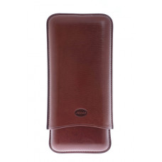 Чехол Jemar на 3 сигары Torpedo (диаметром до 2,8 см), натуральная кожа (коричневый) (шт.)